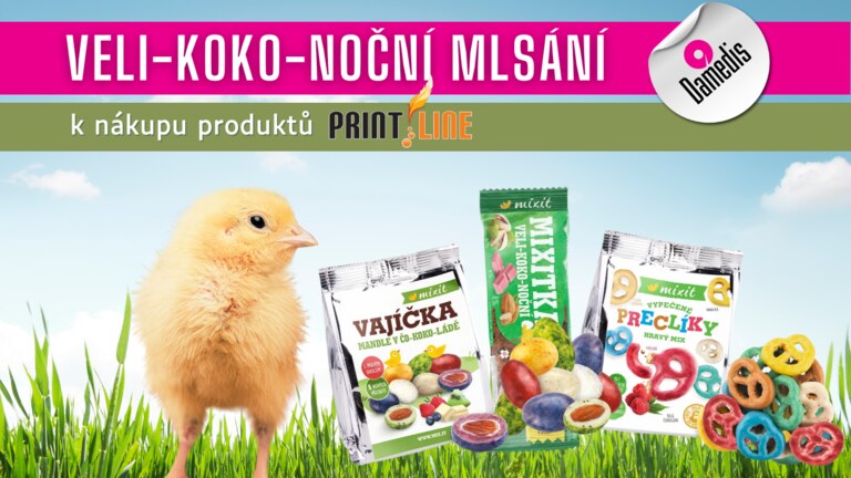 Veli-koko-noční mlsání k nákupu produktů Printline! Veli-koko-noční mlsání k nákupu produktů Printline!