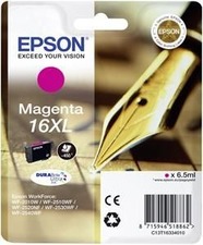 Epson originální ink C13T16334012, T163340, 16XL, magenta, 6.5ml, Epson WorkForce WF-2540W