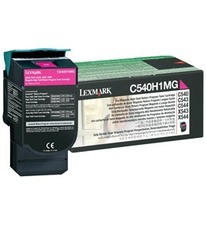 Tonerová cartridge Lexmark C540 / X543 / X544 / X543 / X544, magenta, C540H1MG, 2000s, ret