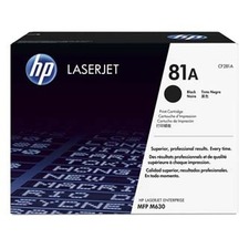Originální toner HP LaserJet Enterprise M630z, M606, CF281A, No. 81A, black, 10 500 str