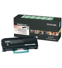 Tonerová cartridge Lexmark X463, black, X463X11G - poškození obalu D (viz. popis)