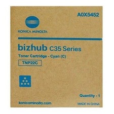 Toner Konica Minolta Bizhub C35/P, cyan, TNP-22C, 6000s, A0X5452, O