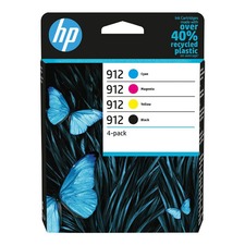 HP originální ink 6ZC74AE, HP 912, CMYK, 4*315str., multipack, HP Officejet 8012, 8013, 80