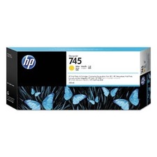 HP originální ink F9K02A, No. 745, yellow, 300ml, HP DesignJet HD Pro MFP, DesignJet Z2600