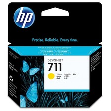Inkoustová cartrige, HP, HP Deskjet T120, T520, yellow, CZ132A, No.711, 29ml.