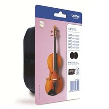 Brother originální ink LC-127XLBK, black, 2x1200str., Brother MFC-J4510 DW