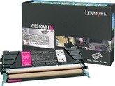 Tonerový cartridge Lexmark C524, magenta, C5240MH, 5000s, return, O