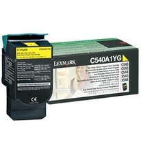 Tonerový cartridge Lexmark C540 / X543 / X544 / X543 / X544, yellow, C540A1YG, 1000s, retu