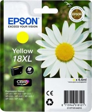 Epson originální ink C13T18144012, T181440, 18XL, yellow, 6,6ml, Epson Expression Home XP-