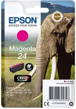 Epson originální ink C13T24234012, T2423, magenta, 4,6ml, Epson