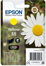 Epson originální ink C13T18044012, T180440, yellow, 3,3ml, Epson Expression Home XP-102, X