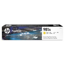 HP originální ink J3M70A, No.981A, yellow, 6000str., 70ml, HP PageWide Enterprise Color 55