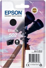 Epson originální ink C13T02V14010, T02V140, 502, black, 210str., 4.6ml, Epson XP-5100, XP-