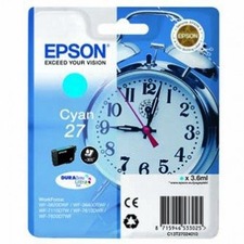Epson originální ink C13T27024012, 27, cyan, 3,6ml, Epson WF-3620, 3640, 7110, 7610, 7620