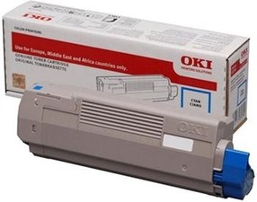 OKI originální toner 46443103, cyan, 10000str., high capacity, OKI C833, C843