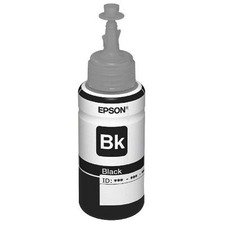 Inkoustová cartridge Epson L100, L200, L300, C13T66414A, black, 1*70ml, O