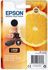 Epson originální ink C13T33514012, T33XL, black, 12,2ml, Epson Expression Home a Premium X