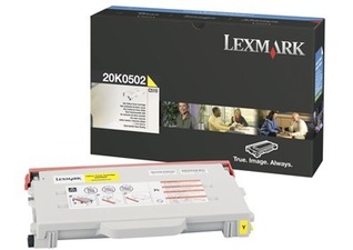 Tonerová cartridge Lexmark C510, yellow, 20K0502 - poškození obalu D (viz. popis)
