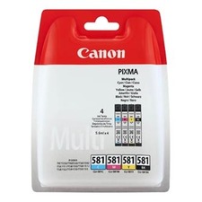 Canon originální ink CLI581 CMYK Multi Pack, CMYK, blistr, 4*5,6ml, 2103C004, Canon PIXMA