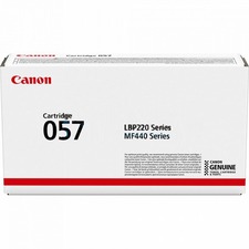 Canon toner CRG-057 - poškození obalu B (viz. popis)