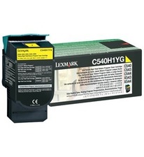 Tonerová cartridge Lexmark C540 / X543 / X544 / X543 / X544, yellow, C540H1YG, 2000s, retu