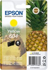 Epson originální ink C13T10G44010, T10G440, 604, yellow, 2.4ml