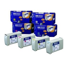 Inkoustová cartridge HP DesignJet 1050, C, 1055, C, CM, C4871A, black, No. 80, 350ml, O