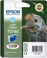 Epson originální ink C13T079540, light cyan- prošlá expirace (2020); obal B (viz. popis)