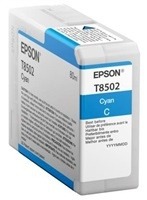 Epson originální ink C13T850200, cyan, 80ml, Epson SureColor SC-P800