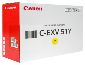 Canon toner CEXV51, yellow, 0484C002 - poškozený obal D (viz. popis)