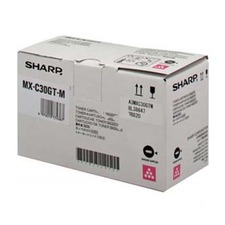 Sharp toner MX-C30GTM, magenta, 6000str., Sharp MX-C250FE/C300WE - poškození obalu B (viz.