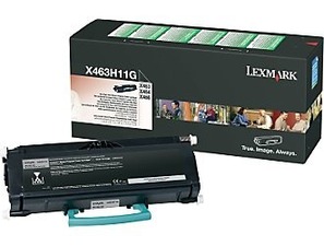 Tonerová cartridge Lexmark X463, black, X463H11G, 9000s, return, O