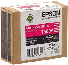 Inkoustová cartridge Epson Stylus Pro 3800, C13T580A00, vivid magenta, 80ml, O