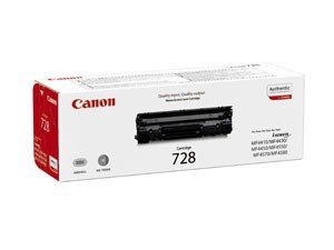 Toner Canon, black, CRG728 - poškozený obal B (viz. popis)