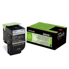 Originální toner, Lexmark, CX410/510, black, 80C2HKE, - poškození obalu B (viz. popis)