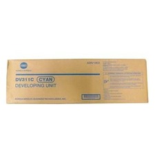 Konica Minolta originální Developer A0XV0KD, DV-311C, cyan, 115000str., Konica Minolta biz
