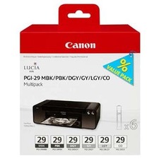 Canon originální ink. PGI-29 MBK/PBK/DGY/GY/LGY/CO Multipack