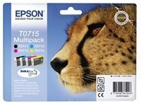 Epson originální ink C13T07154012, CMYK, 23.9ml, Epson D78, DX4000, DX4050, DX5000, DX5050