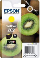 Epson originální ink C13T02F44010, 202, yellow, 1x4.1ml, Epson XP-6000, XP-6005