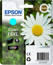 Epson originální ink C13T18124012, T181240, 18XL, cyan, 6,6ml, Epson Expression Home XP-10