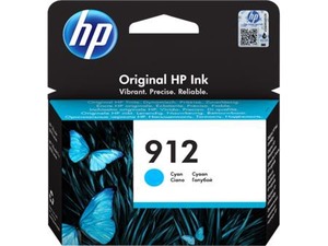 HP originální ink 3YL77AE, HP 912, cyan, 315str., - prošlá expirace (2026)
