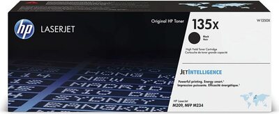 HP originální toner W1350X, black, 2400str., HP 135X, high capacity, HP LaserJet M209, Las