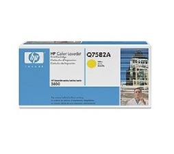 Tonerová cartridge HP, yellow, Q7582A - poškozený obal B (viz. popis)
