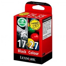Lexmark originální ink 80D2952, #17+27+, black/color, Lexmark Z33, Z13, Z25, Z35, Z617, X1