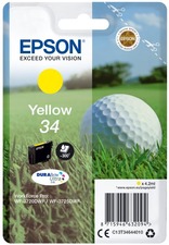 Epson ink C13T34644010, T346440, yellow, 4.2ml, - prošlá expirace (2023)