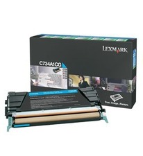 Tonerový cartridge Lexmark C734, C736, X734, X736, X738, cyan, C734A1CG, 6000s, O