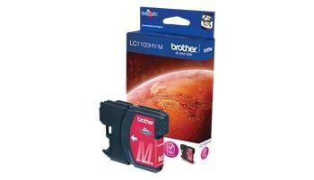 BrotherLC-1100HYM, magenta, 750str., high capacity, Brother DCP-6690CW, MF,pošk. obal E (v