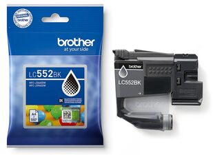 Brother originální ink LC552BK, black, 550str.