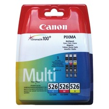 Canon originální ink CLI526 CMY, cyan/magenta/yellow, 340str., 4541B009, 4541B006, Canon P