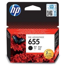 HP originální ink CZ109AE, No.655, black - prošlá expirace (2019)